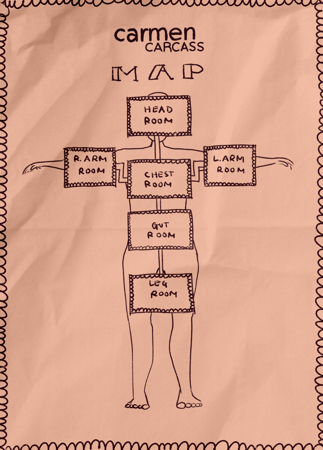 photo of the museum map